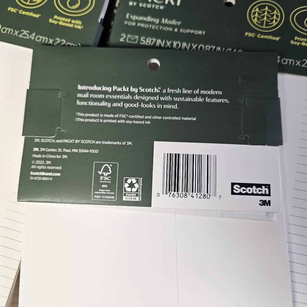 Packt 2 Pack‎ Of 12 White Mailer Envelopes